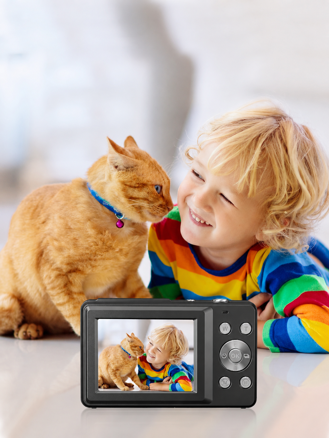 44MP Kids Digital Camera with 1080P HD Video and 16X Zoom