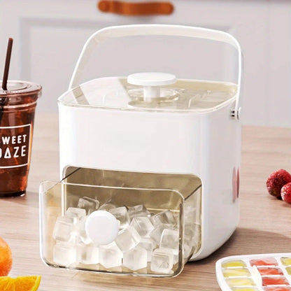 48 Grid Ice Cube Tray with Storage Bin
