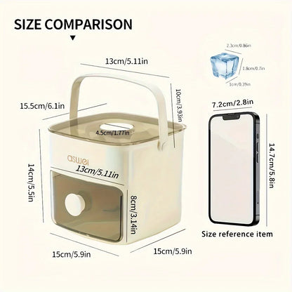 48 Grid Ice Cube Tray with Storage Bin