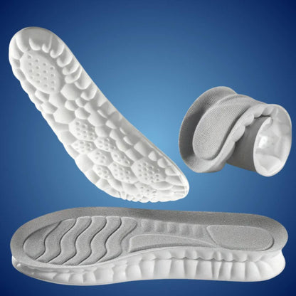 4D Orthopedic Insoles with Shock Absorption and Arch Support