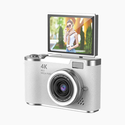 4K HD Flip Screen Digital Camera Compact Vlogging Camera