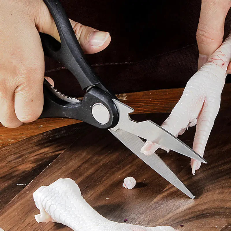 6-Pieces Stainless Steel Kitchen Knife Set with Wooden Handles