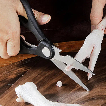 6-Pieces Stainless Steel Kitchen Knife Set with Wooden Handles