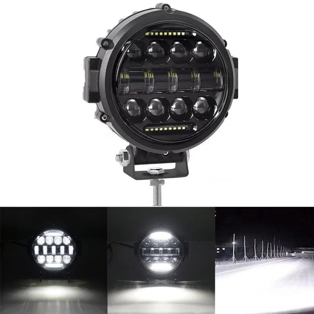 7 Inch LED Driving Light for Off Road Vehicles and Utility Use