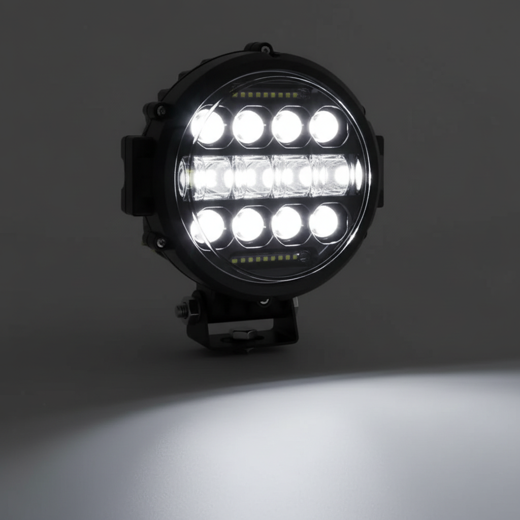 7 Inch LED Driving Light for Off Road Vehicles and Utility Use