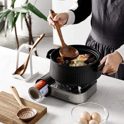 7 Piece Premium Teak Wood Kitchen Utensil Set