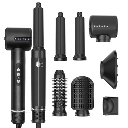 7 in 1 Air Styling Tool with Curling Straightening and Drying Attachments
