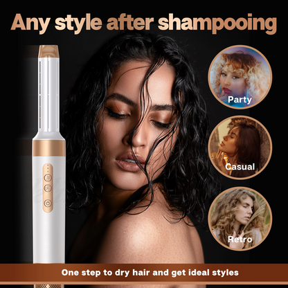 7 in 1 Air Styling Tool with Curling Straightening and Drying Attachments