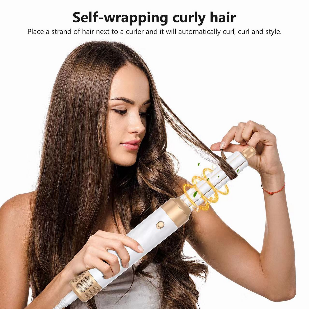 7 in 1 Air Styling Tool with Curling Straightening and Drying Attachments