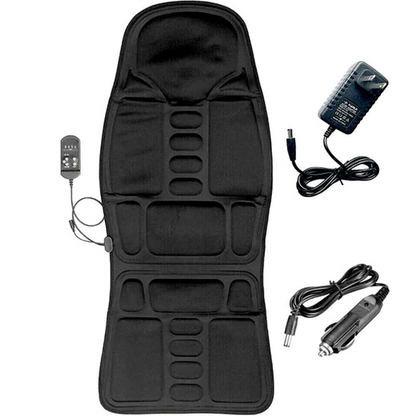 8 Mode Heated Massage Seat Cushion with Neck Pillow