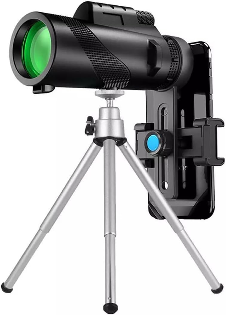 80x100 HD Zoom Monocular Telescope with Phone Adapter