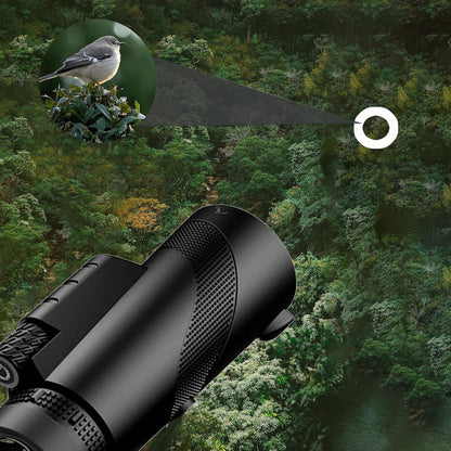 80x100 HD Zoom Monocular Telescope with Phone Adapter