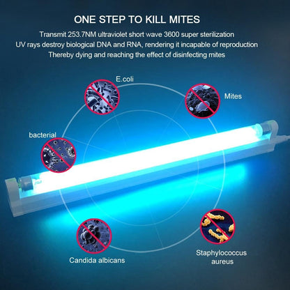 8W UV-C Germicidal Lamp Indoor Ultraviolet Light