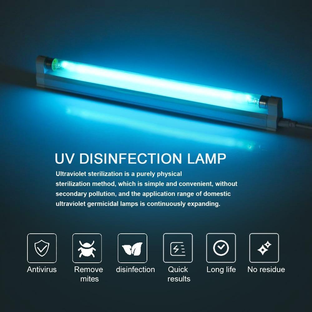 8W UV-C Germicidal Lamp Indoor Ultraviolet Light