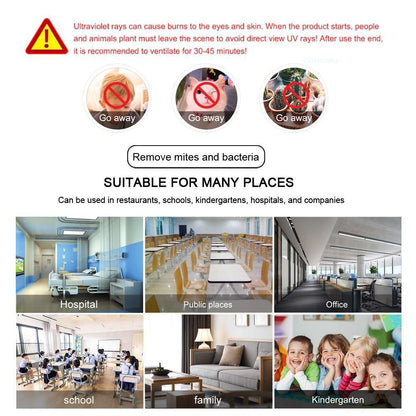 8W UV-C Germicidal Lamp Indoor Ultraviolet Light