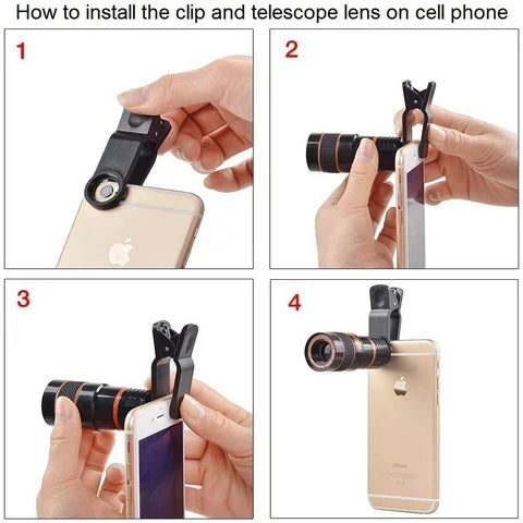 8X Universal Smartphone Telephoto Lens