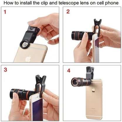 8X Universal Smartphone Telephoto Lens