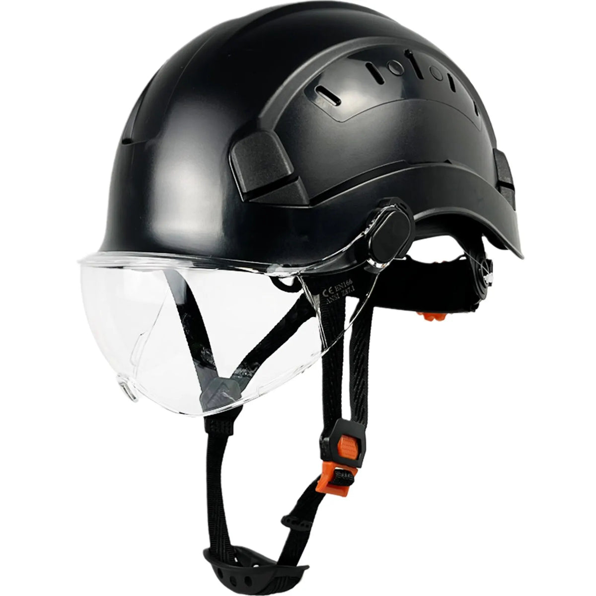 ABS Safety Helmet With Goggles And Face Visor Protection