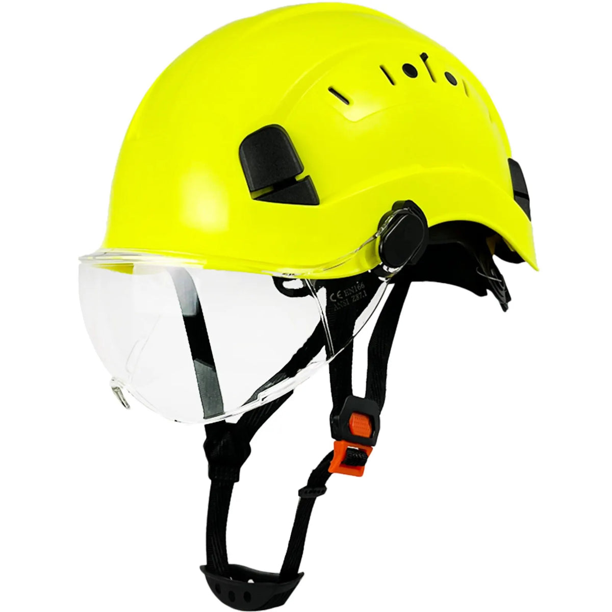 ABS Safety Helmet With Goggles And Face Visor Protection