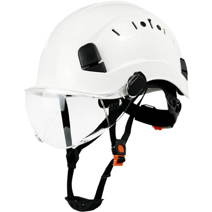 ABS Safety Helmet With Goggles And Face Visor Protection