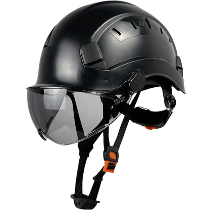 ABS Safety Helmet With Goggles And Face Visor Protection