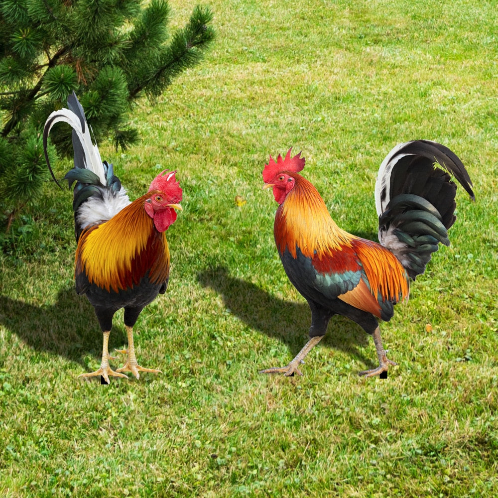 Acrylic Bird Garden Stake Decorative Outdoor Ornament