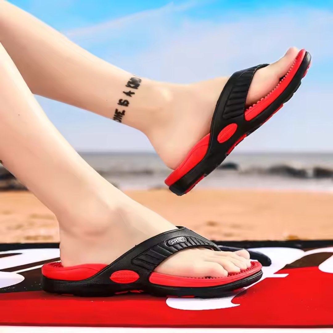 Acupressure Massage Recovery Slippers with Arch Support