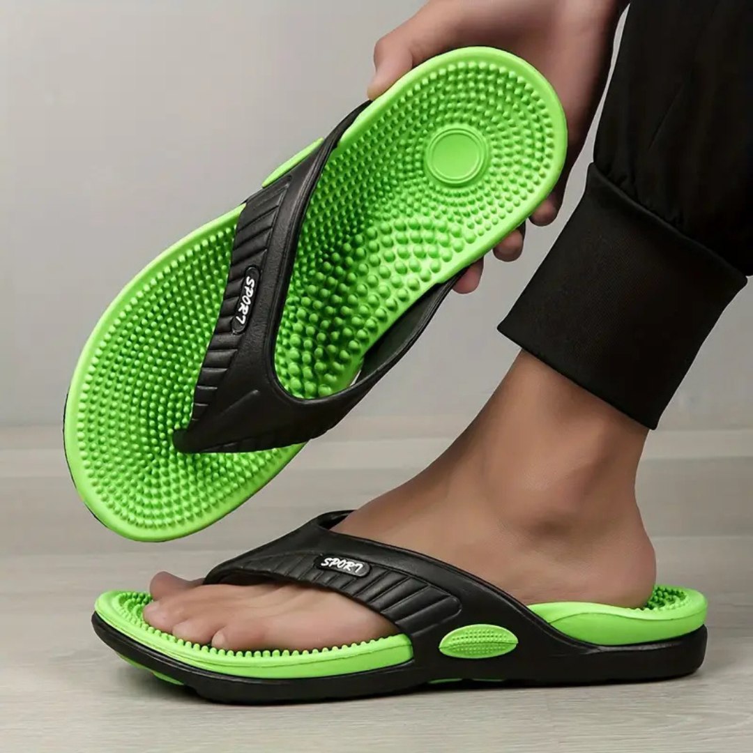 Acupressure Massage Recovery Slippers with Arch Support