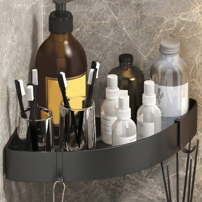 Adhesive Triangle Bathroom Shelf Rust Resistant Metal Storage