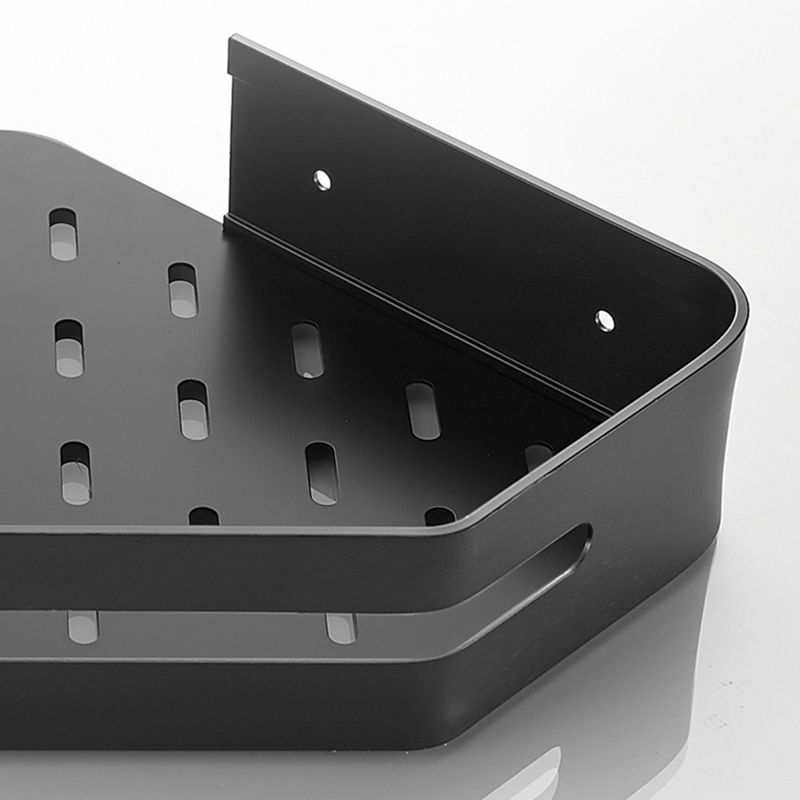 Adhesive Triangle Bathroom Shelf Rust Resistant Metal Storage