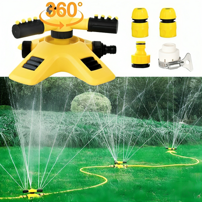 Adjustable 360 Degree Rotating Garden Lawn Sprinkler