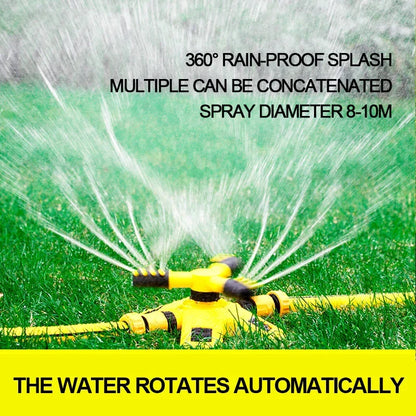 Adjustable 360 Degree Rotating Garden Lawn Sprinkler