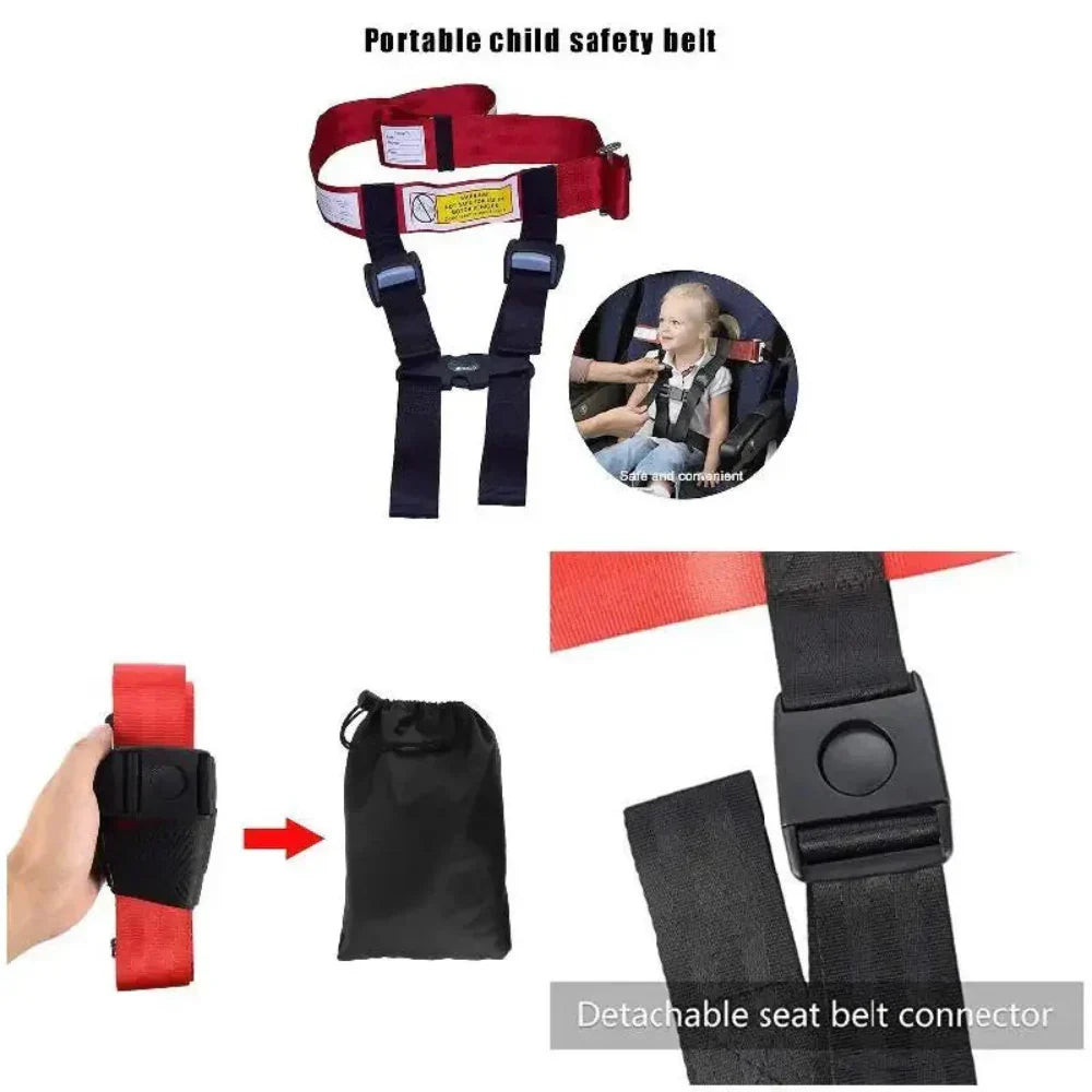 Adjustable Airplane Child Travel Safety Harness