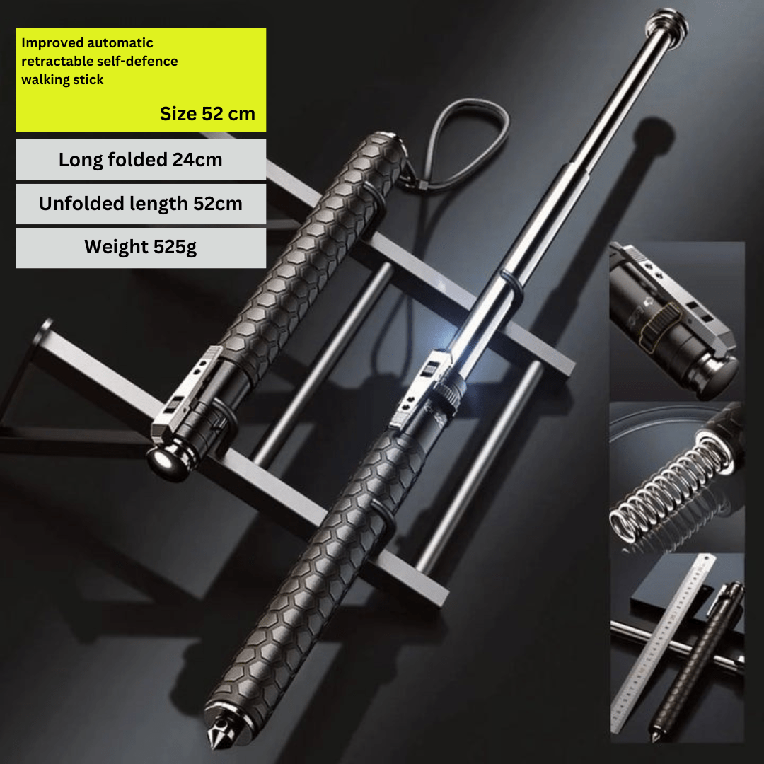 Adjustable Alloy Steel Hiking Stick with Anti Slip Handle