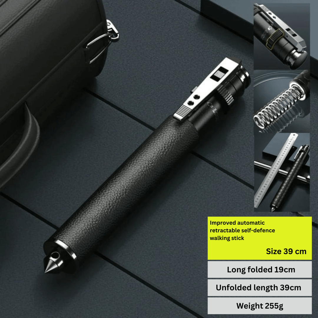 Adjustable Alloy Steel Hiking Stick with Anti Slip Handle
