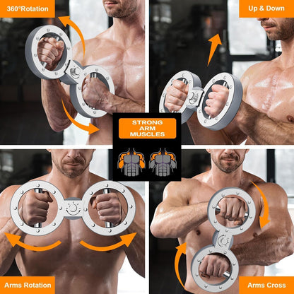 Adjustable Arm Twister Exerciser with 12 lb Resistance and 360 Degree Rotation