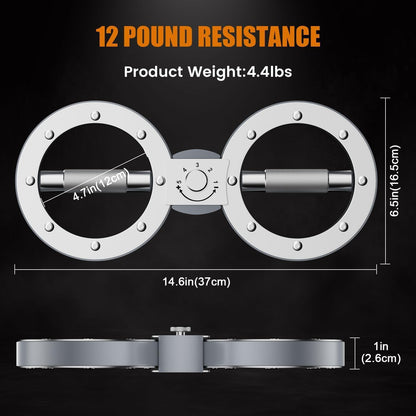 Adjustable Arm Twister Exerciser with 12 lb Resistance and 360 Degree Rotation