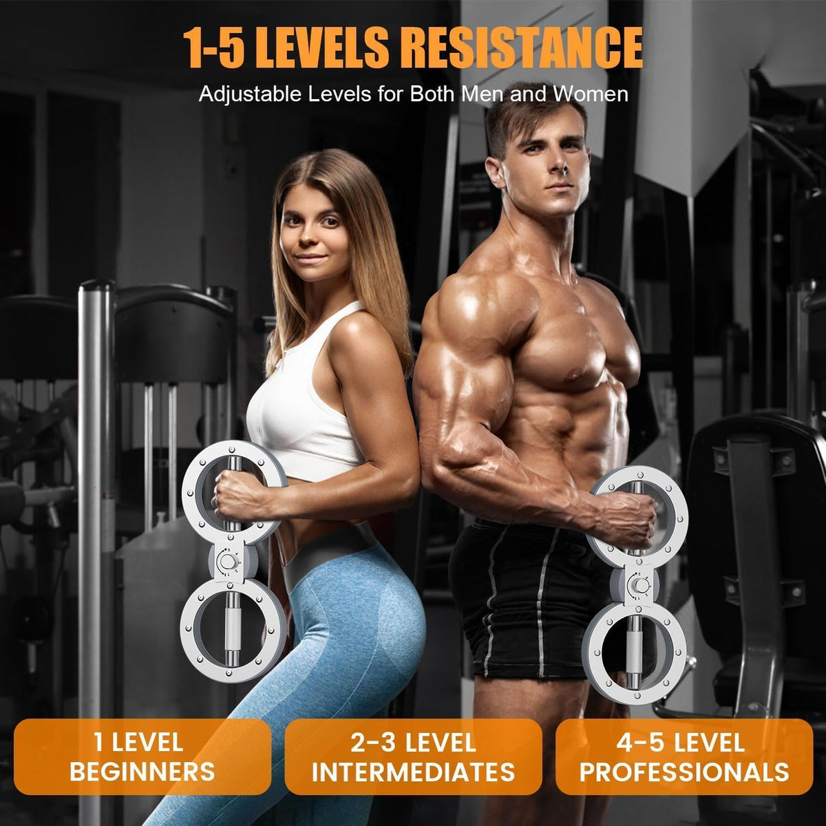 Adjustable Arm Twister Exerciser with 12 lb Resistance and 360 Degree Rotation