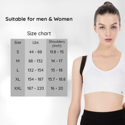 Adjustable Back Posture Corrector Support Brace