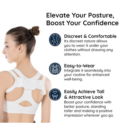 Adjustable Back Posture Corrector Support Brace