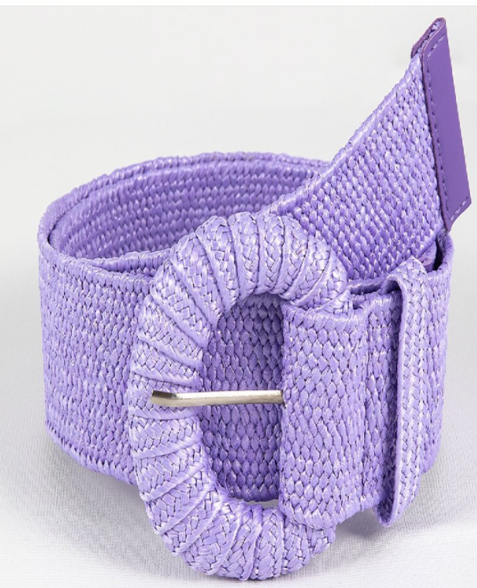 Adjustable Braided Waist Belt for Women