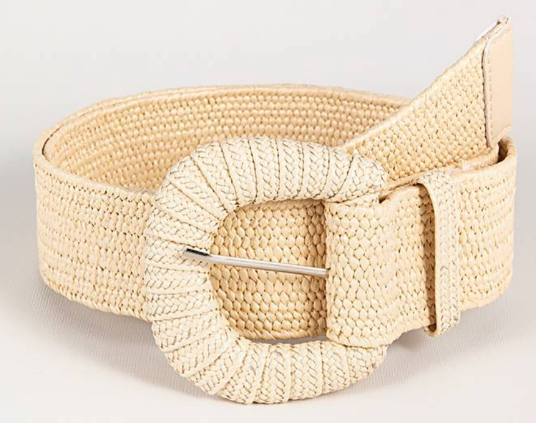 Adjustable Braided Waist Belt for Women