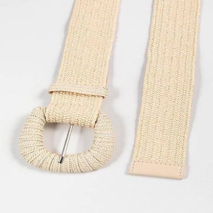 Adjustable Braided Waist Belt for Women