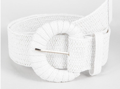 Adjustable Braided Waist Belt for Women