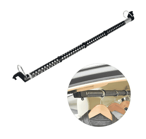 Adjustable Car Clothes Hanger Bar for Wrinkle Free Travel