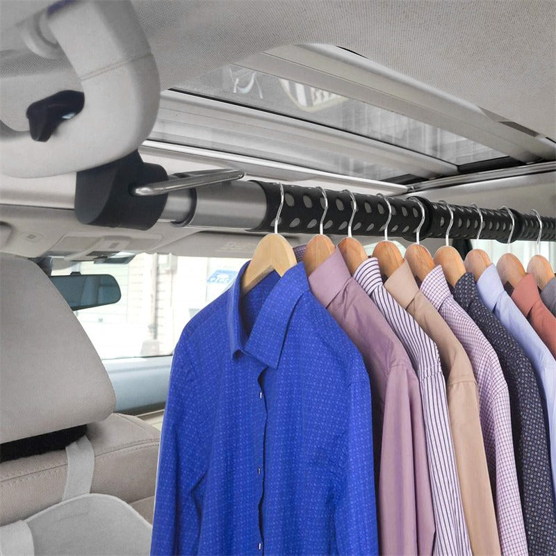 Adjustable Car Clothes Hanger Bar for Wrinkle Free Travel