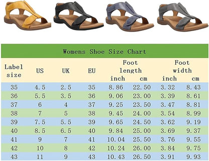 Adjustable Comfort Sandals Memory Foam Footbed