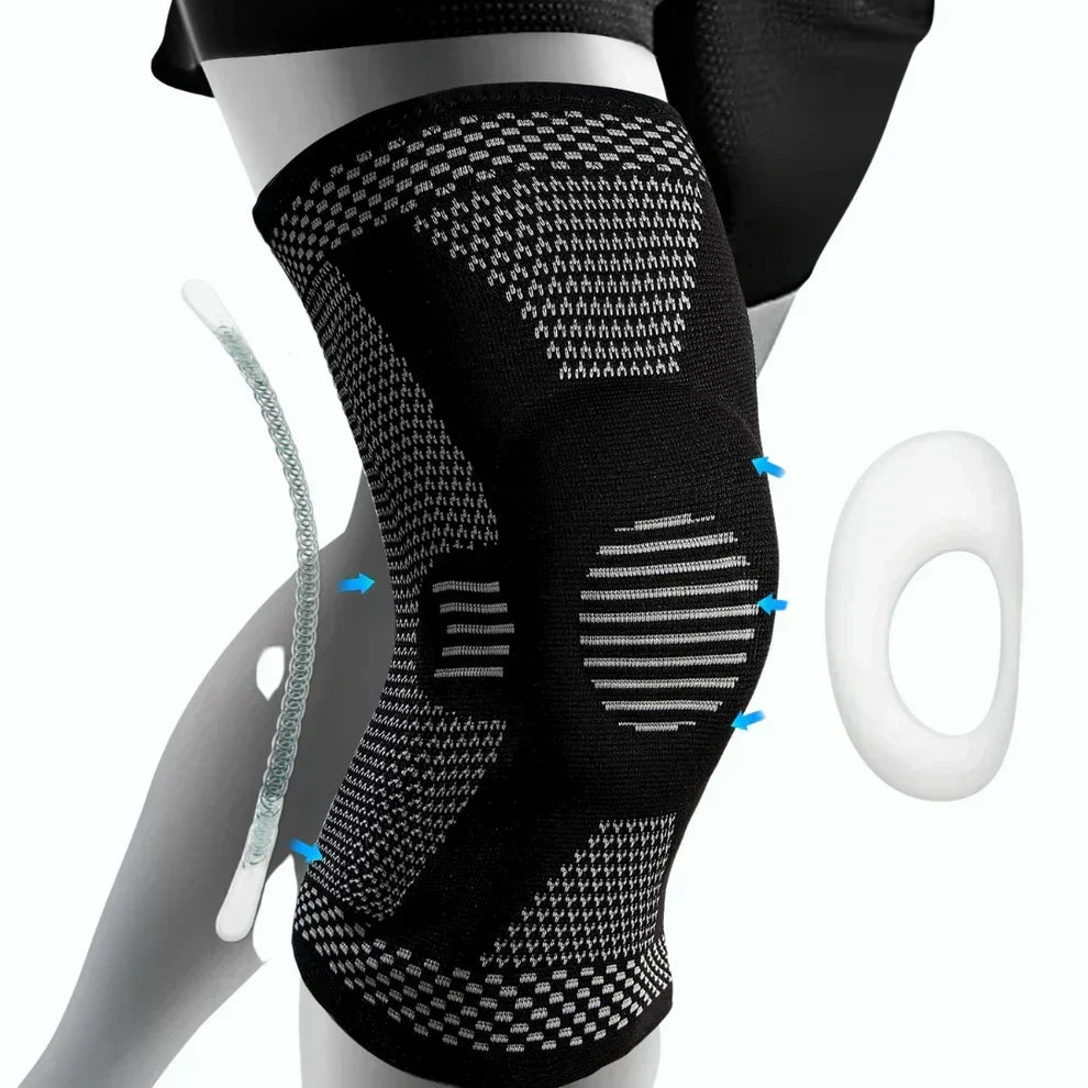 Adjustable Compression Knee Brace for Support and Stability
