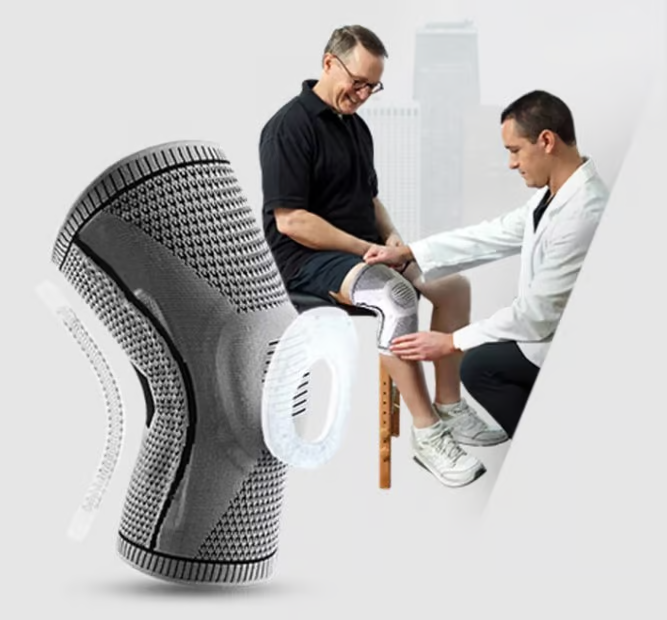 Adjustable Compression Knee Brace for Support and Stability
