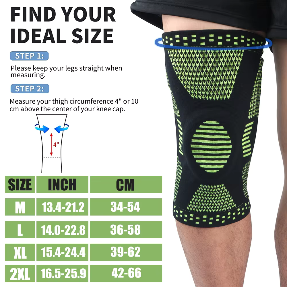 Adjustable Compression Knee Brace for Support and Stability